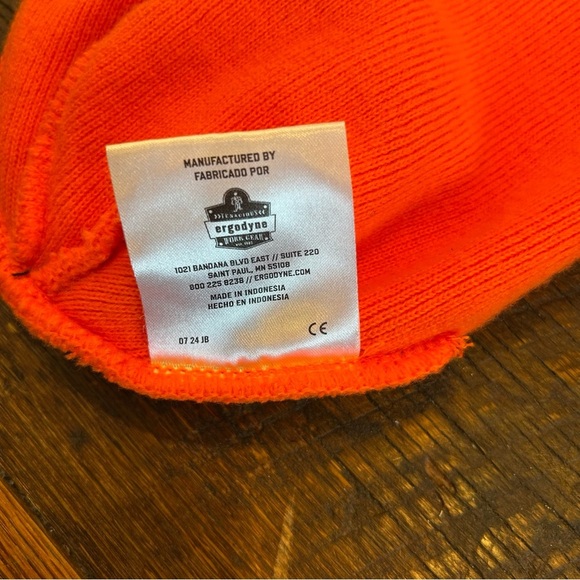 Warm Hi-Vis Work Gear Men’s Knit Beanie Hat - Picture 5 of 5